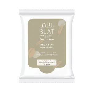 مناديل إزالة المكياج بزيت الأركان من بلاتش