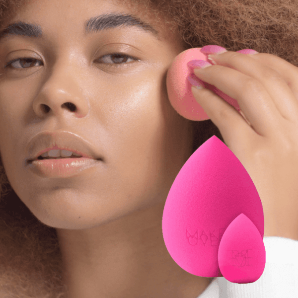 ميك أوفر 22 مع اسفنجتين للدمج بحجمين - MS-02