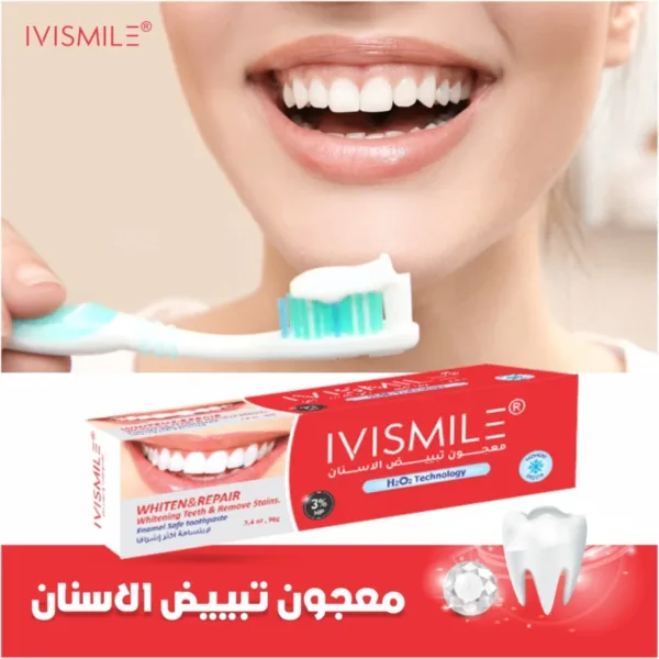 معجون أسنان تبييض من إيفي سمايل - 96 جرام